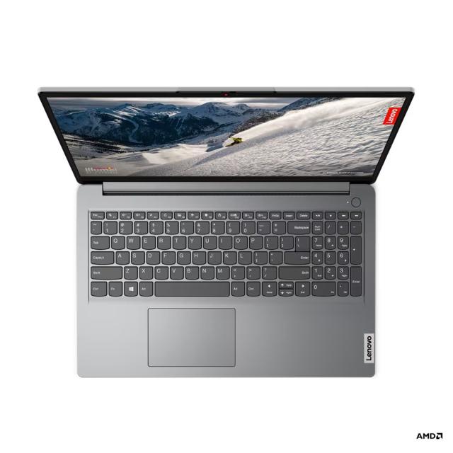 Лаптоп Lenovo IdeaPad 1 15ALC7, AMD Ryzen 7 5700U 8C (1.8/4.3GHz), 15.6" (39.62cm) Full HD Anti-Glare дисплей, (HDMI), 16GB DDR4, 512GB SSD NVMe, Free DOS