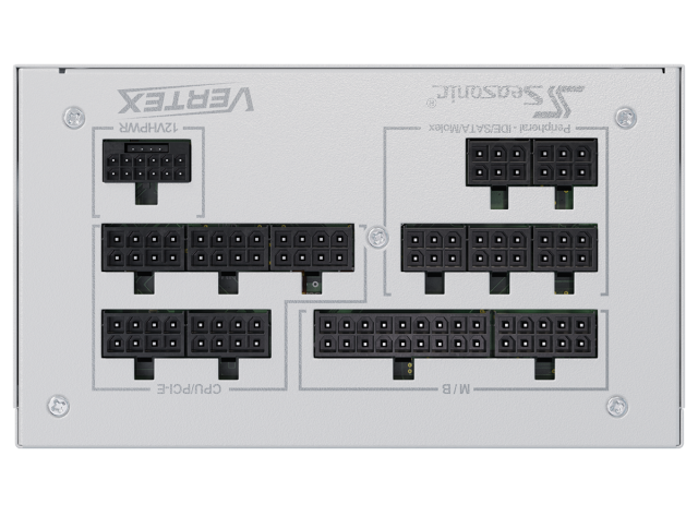 Захранване SEASONIC VERTEX GX-1200 1200W White, 80+ Gold PCIe 5.0, Fully Modular