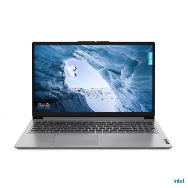 Лаптоп Lenovo IdeaPad 1 15IAU7, Intel Core i3-1215U, 6C (1.2 / 4.4GHz, 10MB), 15.6'' (39.62 cm) TN, 8GB DDR4, 512GB SSD M.2 NVMe, Free DOS