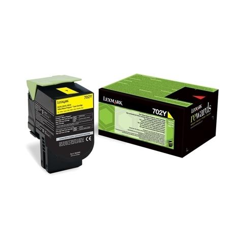 Консуматив Lexmark 702Y Yellow Return Program Toner Cartridge