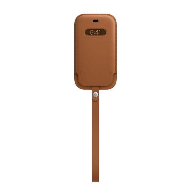 Калъф Apple iPhone 12 mini Leather Sleeve with MagSafe - Saddle Brown