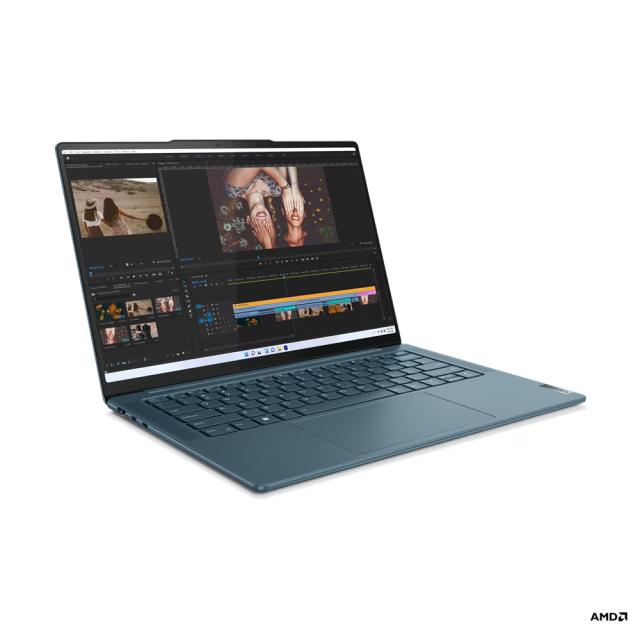 Лаптоп Lenovo Yoga Pro 7 14ARP8, 14.5" (36.83 cm), 3K+,IPS 400nits Anti-glare, 120Hz, AMD Ryzen 7 7735HS (3.2/4.7GHz, 16M), NVIDIA RTX 3050 6GB GDDR6, 16GB DDR5, 1TB SSD, Windows 11 Home