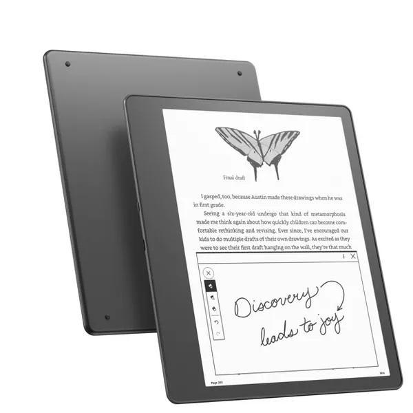 eBook четец Kindle Scribe (2022), 32GB, 10.2", w Premium Pen, Wi-Fi, Bluetooth, Сив