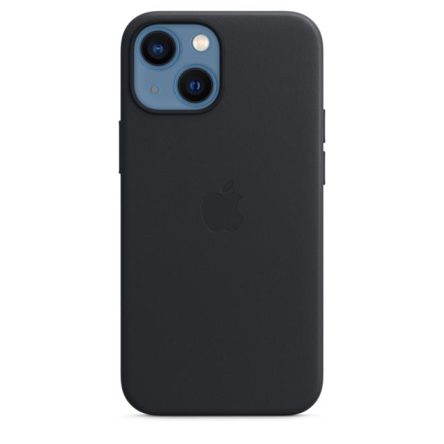 Калъф Apple iPhone 13 mini Leather Case with MagSafe - Midnight