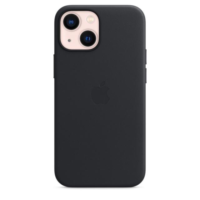 Калъф Apple iPhone 13 mini Leather Case with MagSafe - Midnight