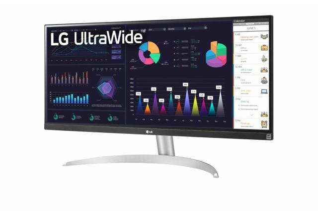 Монитор LG 29WQ600-W, 29" (73.66 cm) UltraWide, IPS, 100Hz, 250 cd/m², 5ms (GtG at Faster), Flicker Safe, HDMI ,DP, USB Type-C