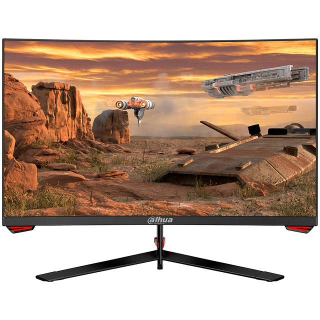 Монитор Dahua LM24-E230C Curved Gaming Monitor, 23.6" (59.94 cm) FHD  VA, 165Hz, 99% sRGB, 3000:1, 1ms, 1x DP, 2x HDMI 