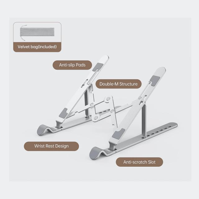 Поставка за лаптоп Orico Laptop Stand - Silver