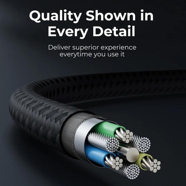 Kабел Orico USB Type-C към USB Type-C PD 60W Charging 2.0m Black