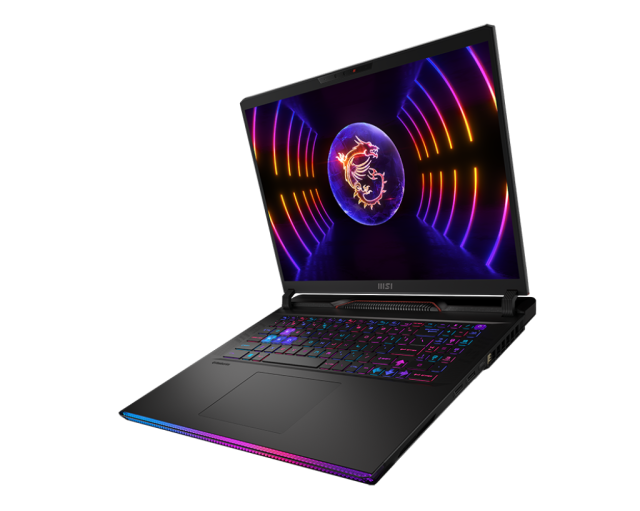 Лаптоп MSI Raider GE68 HX 14VHG-461BG, Intel Core i9-14900HX 24C (1.6/5.8GHz, 36MB Cache), 16.0" (40.64 cm), UHD+, NVIDIA RTX 4080 12 GB GDDR6, 32GB DDR5, 2TB SSD NVMe PCIe Gen4x4, Windows 11 Pro