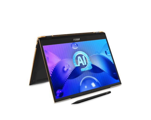 Лаптоп MSI Summit E13 AI Evo A1MTG-016BG, Intel Core Ultra 7 155H 16C (1.4/4.8GHz, 36MB), 13.3" (33.78cm) FHD+ IPS Touchscreen, 32GB LPDDR5, 1TB SSD NVMe, 2x Thunderbolt, Windows 11 Pro