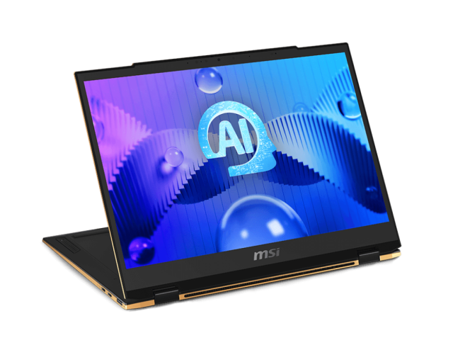 Лаптоп MSI Summit E13 AI Evo A1MTG-016BG, Intel Core Ultra 7 155H 16C (1.4/4.8GHz, 36MB), 13.3" (33.78cm) FHD+ IPS Touchscreen, 32GB LPDDR5, 1TB SSD NVMe, 2x Thunderbolt, Windows 11 Pro