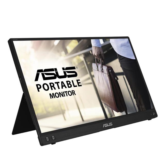 Монитор Asus ZenScreen MB16ACV, 15.6" (39.62 cm) IPS панел, Full HD, 5ms, 100 000 000:1, 250 cd/m2, USB Type-C