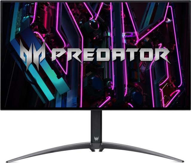 Монитор ACER 27 X27UBMIIPRUZX, 26.5" (67.31 cm) QHD/OLED 240Hz, 0.1ms, 1000cd/m2, HDMI, DisplayPort, USB 3.2, USB 3.2 Type-C, Low Blue Light, Flicker-Free, AMD FreeSync