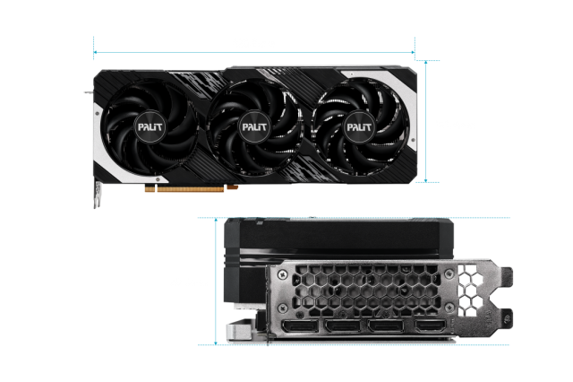 Видео карта PALIT RTX4070 TI SUPER GP OC 16GB GDDR6X, 256bit, HDMI, 3x DP