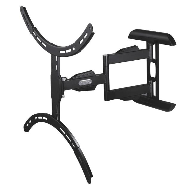 Стенна стойка за TV, Fullmotion ,XL, черна, 191см, 75", до 45кг