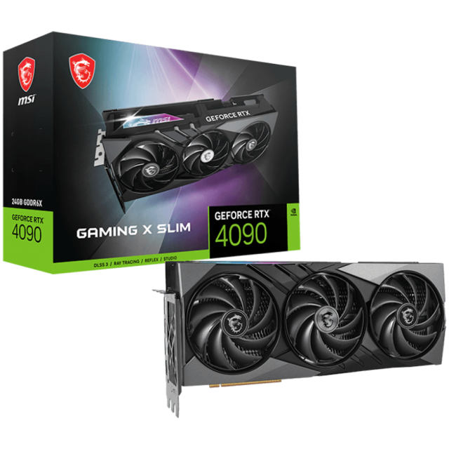Видео карта MSI Gaming X Slim nVidia GF RTX 4090, 24GB, GDDR6X, 384-bit, DP, HDMI