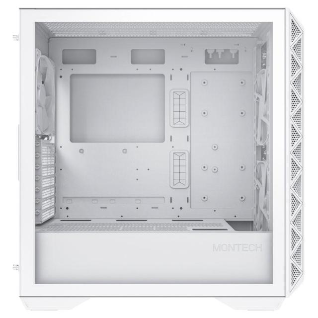 Кутия MONTECH AIR 903 BASE, TG, Mid-Tower, 1x USB Type-C, 2x USB3.0, 1x MIC, E-ATX, ATX, Micro-ATX, Mini-ITX, Бяла