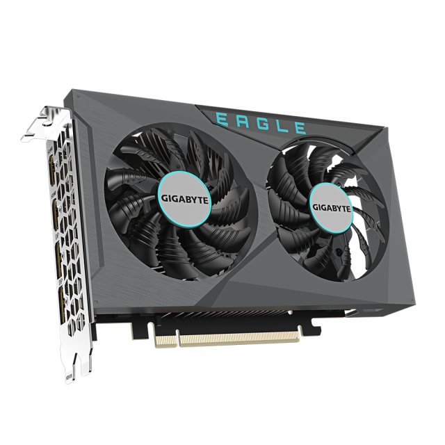 Видео карта GIGABYTE GeForce RTX 3050 EAGLE OC 6GB GDDR6, 96-bit, 2x HDMI, 2x DP