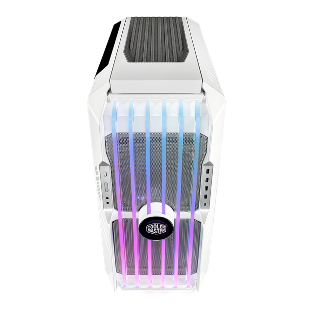Кутия Cooler Master HAF 700 EVO White ARGB, 1x USB 3.2 Type-C, 4x USB 3.2, Mini ITX, Micro ATX, ATX, E-ATX