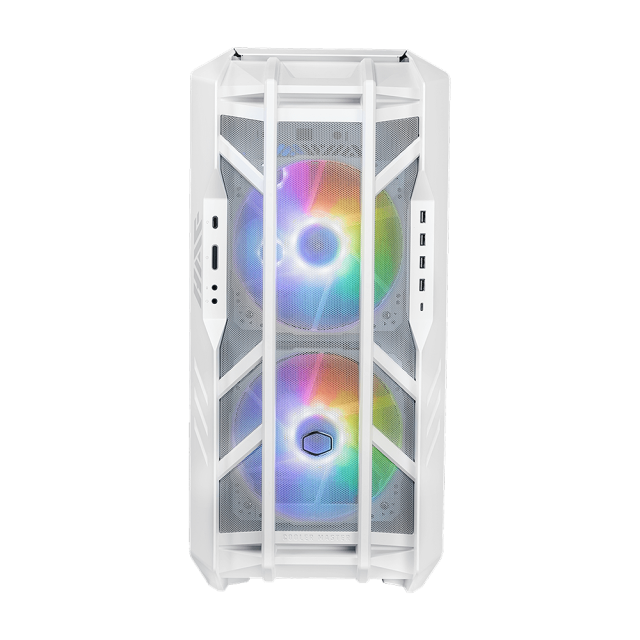 Кутия Cooler Master HAF 700 Mesh White ARGB, 1x USB 3.2 Type-C, 4x USB 3.2, Mini ITX, Micro ATX, ATX, E-ATX