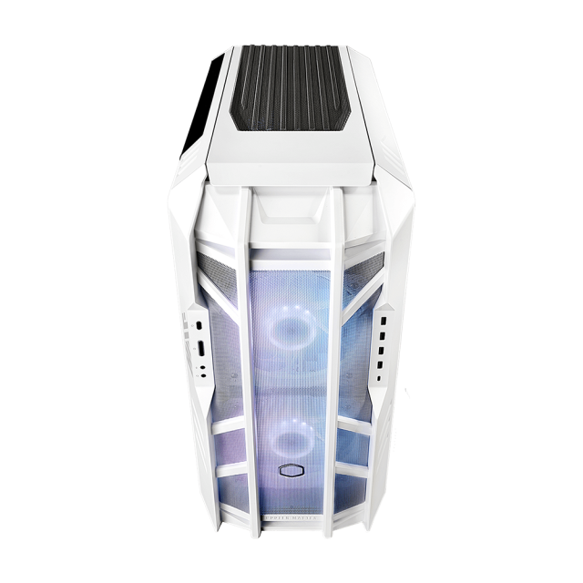 Кутия Cooler Master HAF 700 Mesh White ARGB, 1x USB 3.2 Type-C, 4x USB 3.2, Mini ITX, Micro ATX, ATX, E-ATX