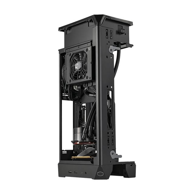 Кутия Cooler Master NCore 100 MAX Bronze Edition, Mini Tower, 2x USB 3.2 Gen1 Type A, 1x USB 3.2x 2 Type-C, 1x Audio Combo, ITX