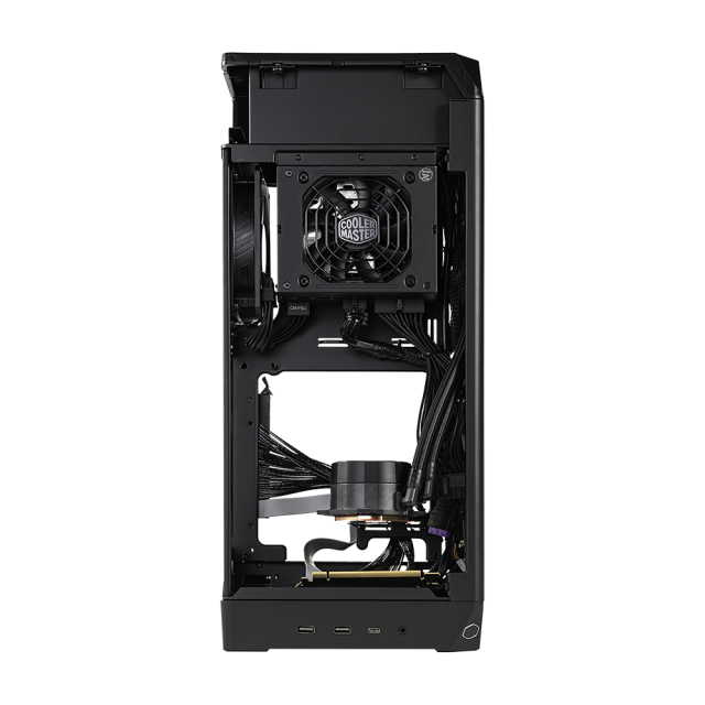 Кутия Cooler Master NCore 100 MAX Bronze Edition, Mini Tower, 2x USB 3.2 Gen1 Type A, 1x USB 3.2x 2 Type-C, 1x Audio Combo, ITX