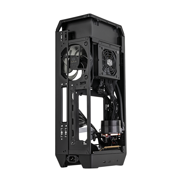 Кутия Cooler Master NCore 100 MAX Bronze Edition, Mini Tower, 2x USB 3.2 Gen1 Type A, 1x USB 3.2x 2 Type-C, 1x Audio Combo, ITX