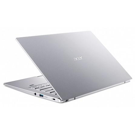 Лаптоп Acer Swift 3 SF314-43-R14V, 14.0" (35.56 cm), IPS Full HD, AMD Ryzen 5 5500U (2.1/4.0GHz,8M), 16GB, 512GB SSD, PURE SILVER, Free DOS