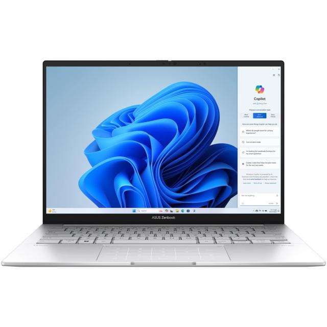 Лаптоп ASUS Zenbook 14 UX3405MA-QD436W, 14.0" (35.56 cm), Full HD+, Intel Core Ultra 5 125H (1.2/4.5GHz, 18M), Intel Arc 7 Core, 16GB, 512GB SSD, Windows 11 Home