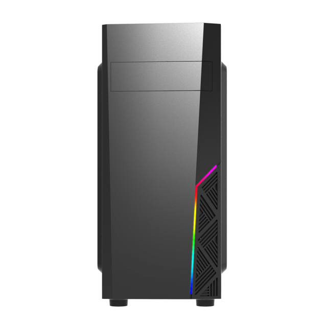 Кутия Zalman T8 RGB, Mid Tower, 2 x USB 2.0, 1 x USB 3.0, ATX mATX Mini-ITX