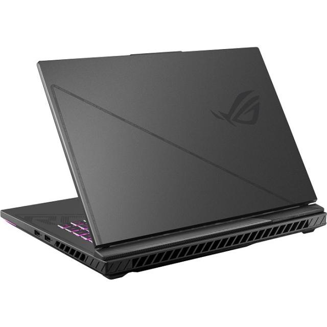 Лаптоп ASUS ROG Strix G16 2024 G614JVR-N3089, 16.0" (40.64 cm), Full HD+ 165HZ, Intel Core i9-14900HX 24C (1.6/5.8GHz, 36M), NVIDIA RTX 4060 8GB GDDR6, 16GB, 512GB SSD, Free DOS