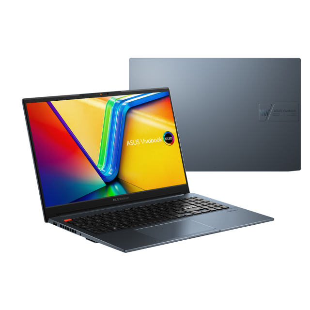 Лаптоп ASUS K6502VV-MA089, 15.6'' (39.62 cm) 3K, OLED, 120Hz, Glossy display, Intel Core i5-13500H 12C (2.6/4.7GHz, 18MB Cache), NVIDIA GeForce RTX 4060 8GB, 16GB DDR5, 1TB SSD M.2 NVMe, Free DOS