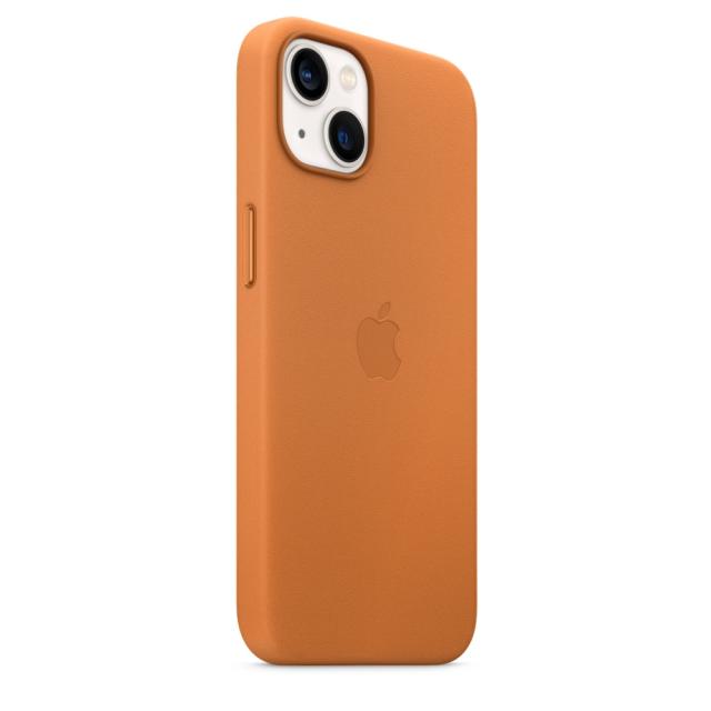 Калъф Apple iPhone 13 Leather Case with MagSafe - Golden Brown