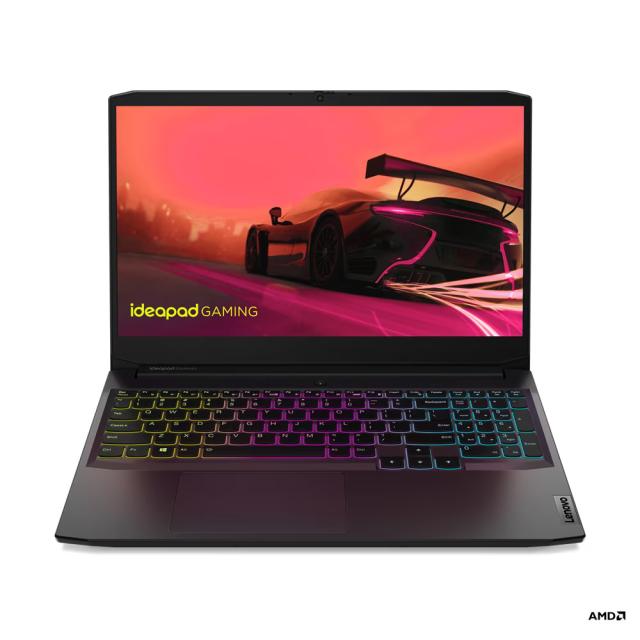 Лаптоп LENOVO IdeaPad Gaming 3 15ACH6, 115.6'' (39.62 cm) FHD IPS 250nits Anti-glare, 60Hz, AMD Ryzen 5 5600H 6C / 12T (3.3 / 4.2GHz,163MB), NVIDIA GeForce RTX1650 4GB, 8GB DDR4, 512GB SSD M.2 NVMe, Free DOS