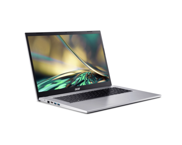 Лаптоп Acer Aspire 3 A317-54-36WA, 17.3", Full HD, Intel Core i3-1215U (1.2/4.4GHz, 10M), Intel UHD Graphics, 16 GB DDR4, 512 SSD, Free DOS