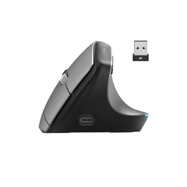 Hama "EMW-700" Ергономична вертикална мишка, USB/Bluetooth/Wireless, мулти-устройство, антрацит
