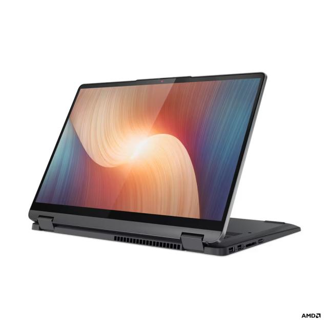 Лаптоп Lenovo FLEX 5-14, 14.0" (35.56 cm) WUXGA, IPS, Touchscreen, AMD Ryzen 5 5500U 6C (2.1 / 4.0GHz, 8MB), 16GB LPDDR4x, 1TB SSD, Windows 11 Home