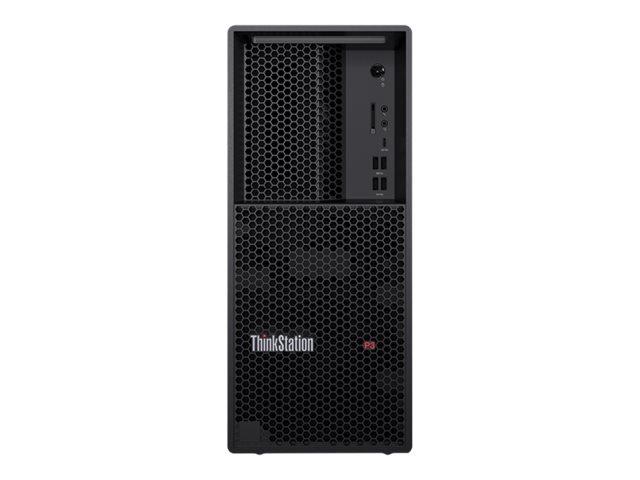 Настолен компютър Lenovo ThinkStation P3 Tower, Intel Core i7-13700 16C (2.10 / 5.20 GHz, 30 MB Cache), NVIDIA Quadro T1000  4GB, 16GB DDR5, 1TB SSD, Windows 11 Pro