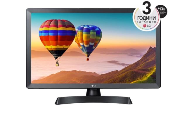 Монитор LG 24TN510S-PZ, 23.6" WVA, LED non Glare, Smart webOS 3.5, TV Tuner DVB-T2/C /S2, 1000:1, Mega DFC, 200cd, 1366x768, Wi-Fi, LAN, Composite/Component, WiFi, HDMI, CI Slot, USB 2.0, HOTEL MODE, Speaker 2x5W, Black