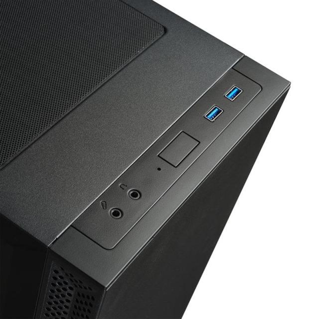 Кутия Lian-Li LANCOOL 205, Mid-Tower, Tempered Glass, 2x USB 3.0, ATX/M-ATX/Mini-ITX