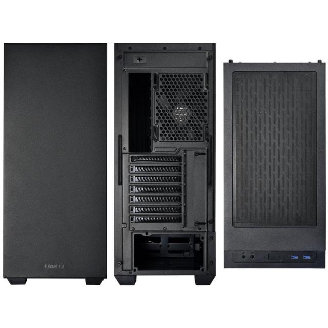 Кутия Lian-Li LANCOOL 205, Mid-Tower, Tempered Glass, 2x USB 3.0, ATX/M-ATX/Mini-ITX