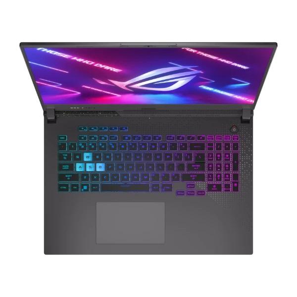 Лаптоп ASUS ROG Strix G17 2023 G713PI-LL046W, 17.3" (43.94 cm), WQHD, AMD Ryzen 9 7845HX (3.0/5.2GHz, 12M), NVIDIA RTX 4070 8GB GDDR6, 16GB DDR5, 1TB SSD, Windows 11 Home