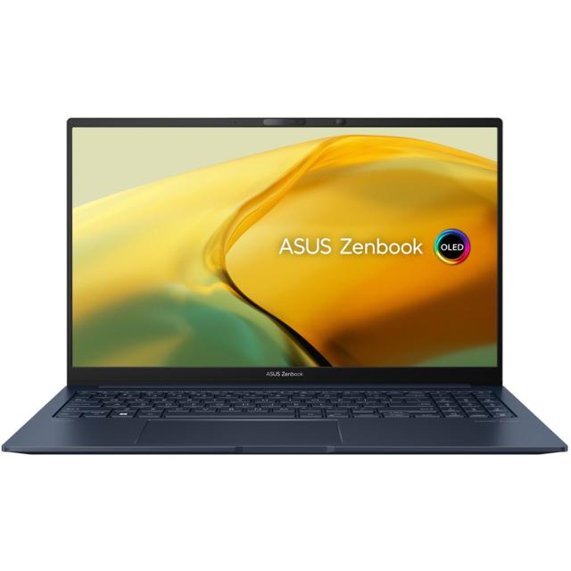 Лаптоп ASUS Zenbook 15 OLED UM3504DA-MA211, 15.6'' (39.62 cm), 2.8K, AMD Ryzen 5 7535U (2.9/4.55GHz, 16M), AMD Radeon 660M, 16GB LPDDR5, 512GB SSD, Free DOS