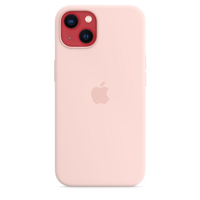 Калъф Apple iPhone 13 Silicone Case with MagSafe – Chalk Pink