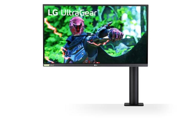 Монитор LG 27GN880-B, 27" UltraGear Nano IPS, 1ms (GtG at Faster), 144Hz, 1000:1, 350cd/m2, QHD 2560x1440, Radeon FreeSync, G-Sync Compatible, HDR 10, DCI-P3 98%, USB, HDMI, DisplayPort,  Height Adjustable, Tilt, Retract, Swivel, Pivot, Black