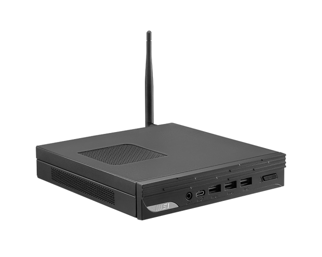 Kомпютър MSI Pro DP10 13M-002EU, Intel Core i5-1340P 12C (1.9/4.6GHz), 8GB DDR4, 512GB SSD NVMe, 5x USB 3.2 Gen 1, 1x Thunderbolt 4, Windows 11 Pro