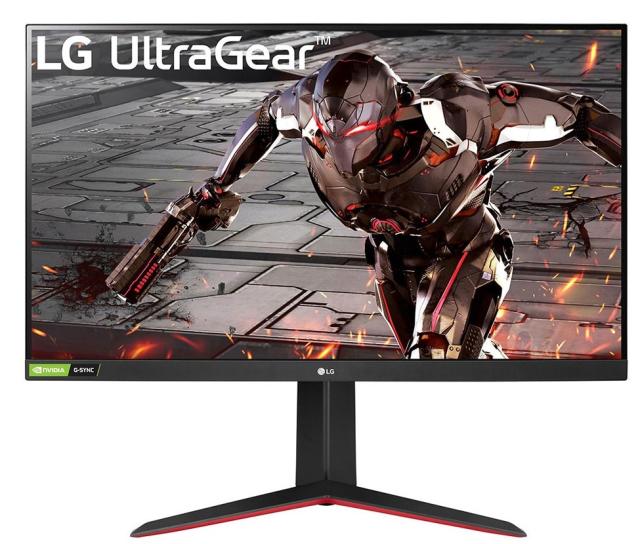 Монитор LG 32GN550-B, 31.5" UltraGear VA, AG, 1ms MBR, 165Hz, 3000:1, 300cd/m2, Full HD 1920x1080, NVIDIA G-SYNC, Radeon FreeSync, HDR 10, sRGB 95%, HDMI, DisplayPort, Height Adjustable, Pivot, Tilt, Reader Mode, Black