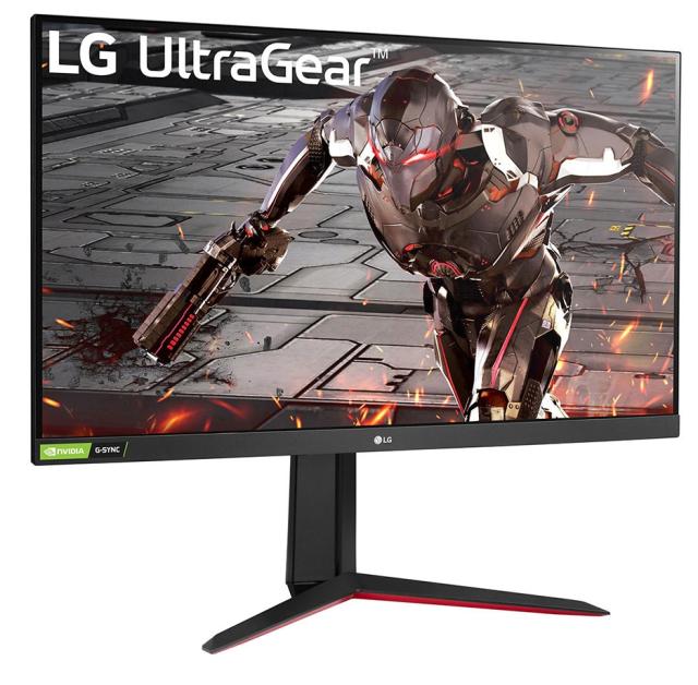 Монитор LG 32GN550-B, 31.5" UltraGear VA, AG, 1ms MBR, 165Hz, 3000:1, 300cd/m2, Full HD 1920x1080, NVIDIA G-SYNC, Radeon FreeSync, HDR 10, sRGB 95%, HDMI, DisplayPort, Height Adjustable, Pivot, Tilt, Reader Mode, Black